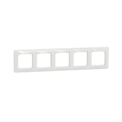 Рамка Schneider Electric Sedna Design 5-ти кратная белый SDD311805