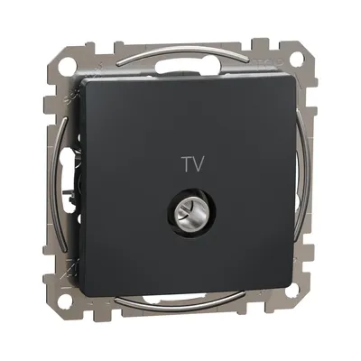 Розетка Schneider Sedna Design 1-а TV внутрішня кінцева чорний SDD114471
