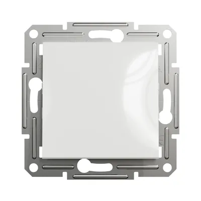 Вимикач Schneider Electric Asfora бiлий одноклавішний внутрішній перехресний без рамки EPH0570121