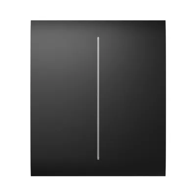 Накладна панель AJAX CenterButton для LightSwitch (2-gang)  45115.140.BL