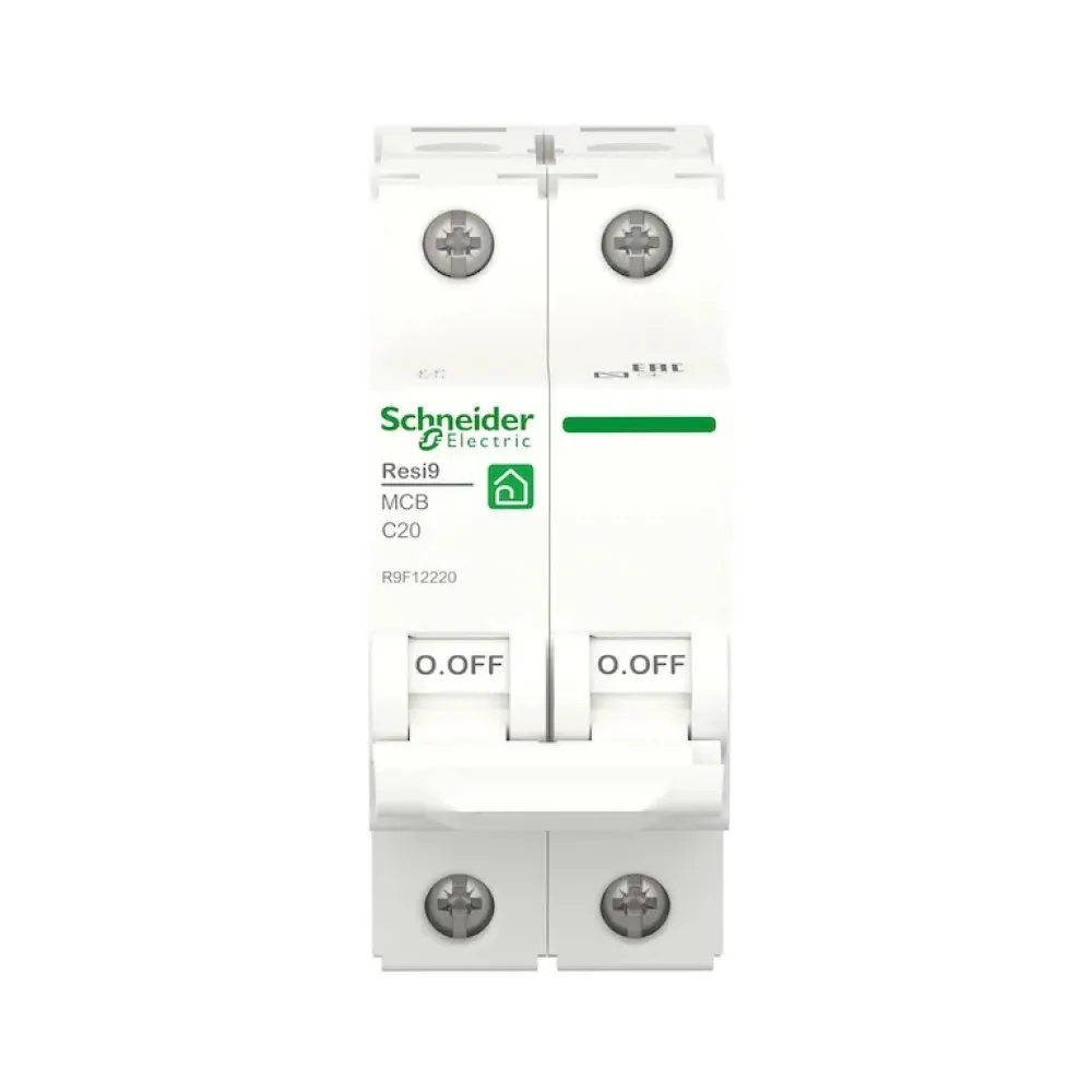 Автоматический выключатель Schneider Electric Resi 9 2p 20A C R9F12220