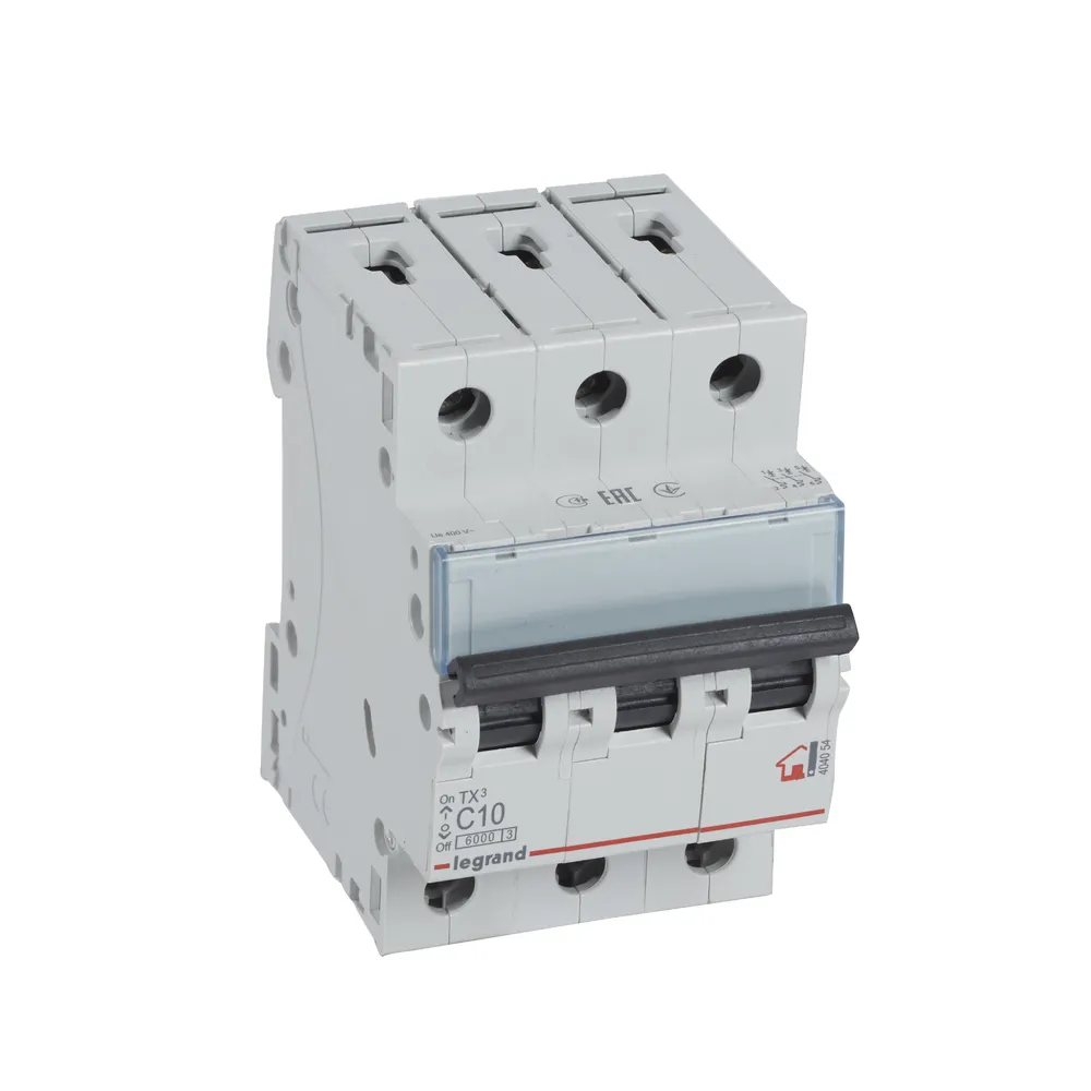 LEGRAND Автоматичний вимикач, 6kA, C 10А 3П 404054