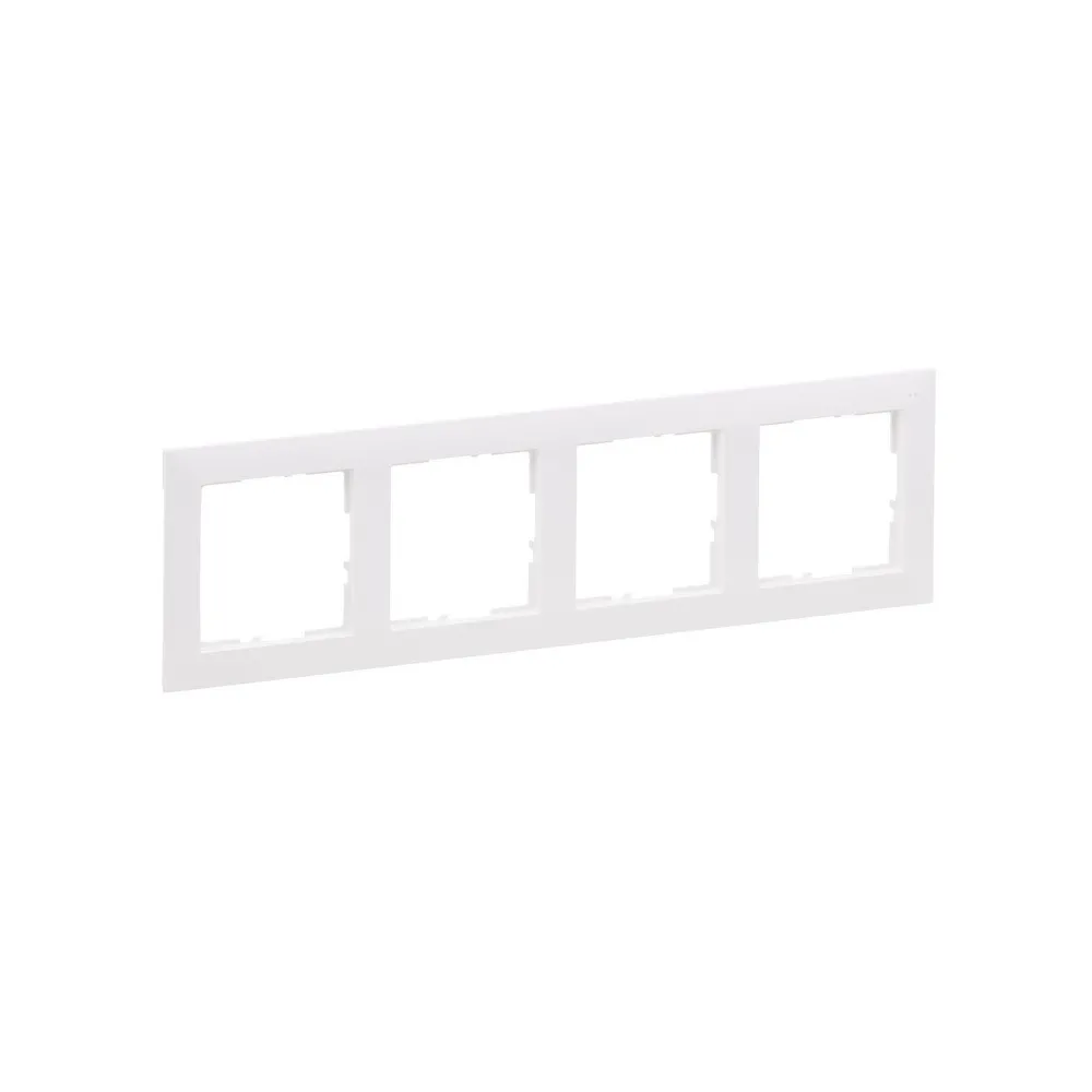 Рамка 4-постовая Legrand Suno белый 721504 