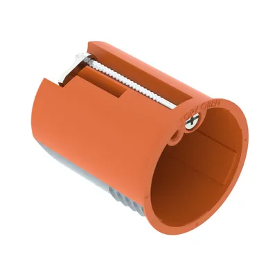 Установча коробка OBO Bettermann для підключення світильників HG 45-WA-LD для гіпсокартонних стін 35х45 з кришкою 2003832 