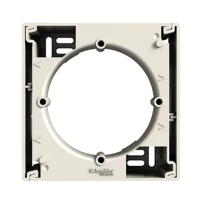 Коробка Schneider Electric Asfora кремова одинарна для зовнішнього монтажу (C1) EPH6100123
