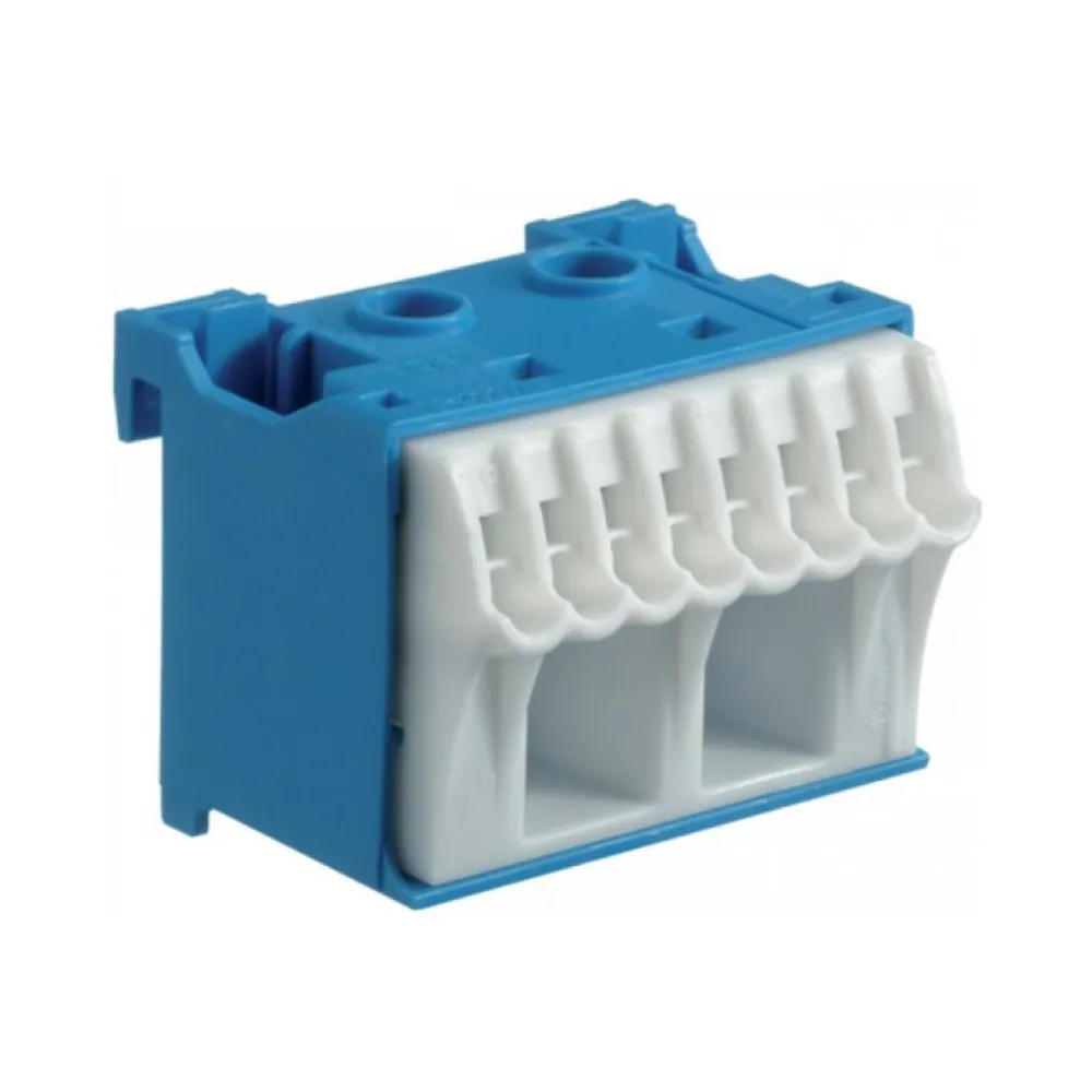 Блок N-клемм Hager QiuckConnect 2x16мм2+8x4мм2 KN10N