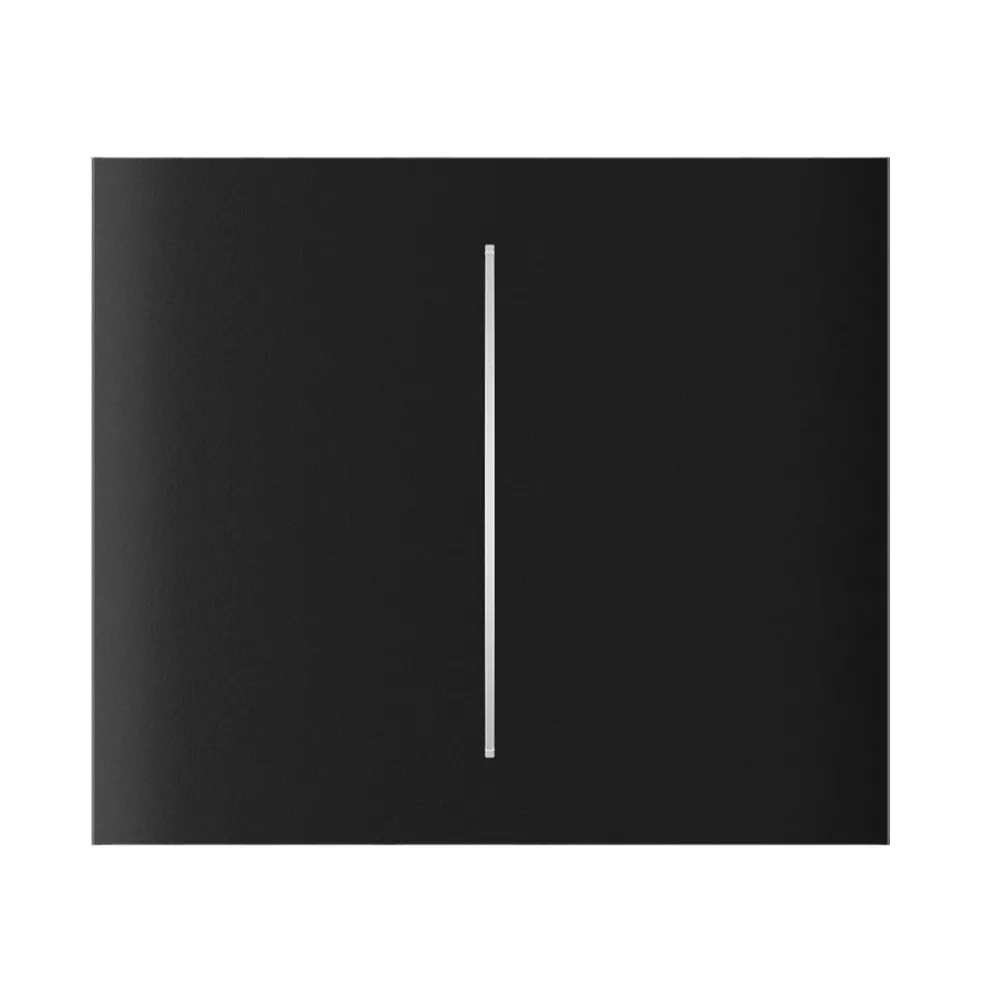AJAX CenterButton (2-gang) vertical black 83443.140.BL