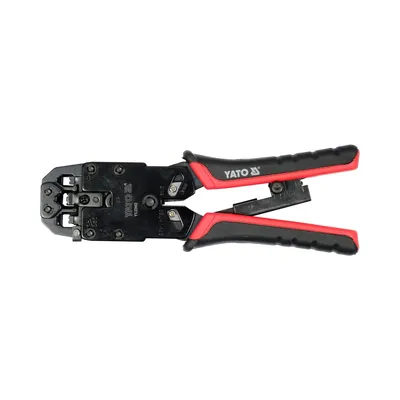 Кліщі Yato для обтиску і зачистки проводів тип RJ45 / RJ10 / RJ11 YT-22443