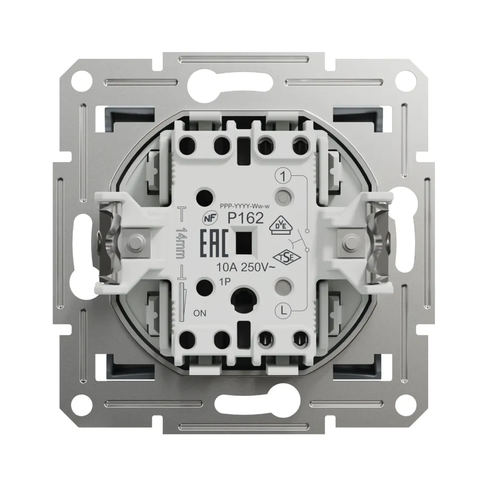 Кнопочный выключатель Schneider Electric Asfora сталь самозажимной EPH0700162