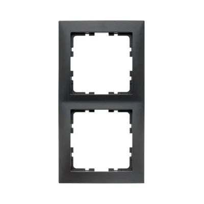 Рамка 2 поста Berker S.1 антрацит 10129949