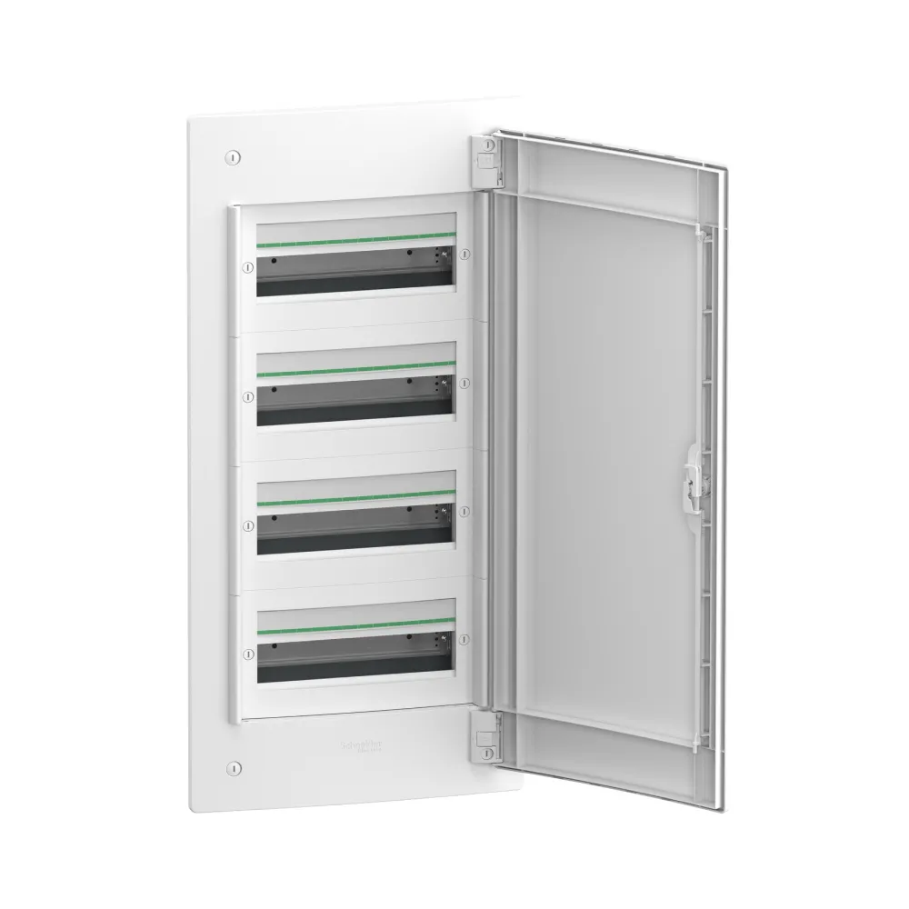 Розподільний щит Schneider Electric врізний на 52 модулі білі двері PrismaSeT XS LVSXN413