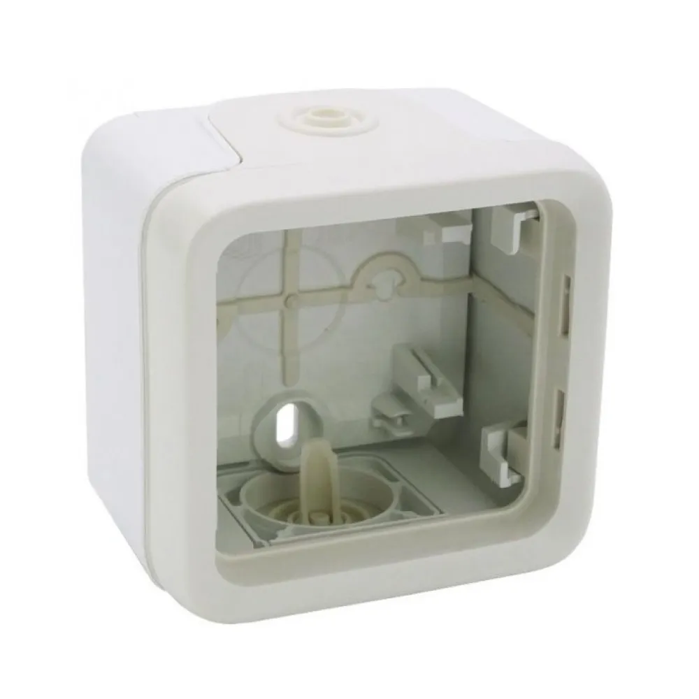 Коробка накладного монтажа Legrand Plexo белая с мембранными сальниками 069689