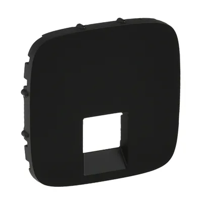 Накладна панель розетки RJ11/RJ45 Legrand Valena Allure антрацит 755418