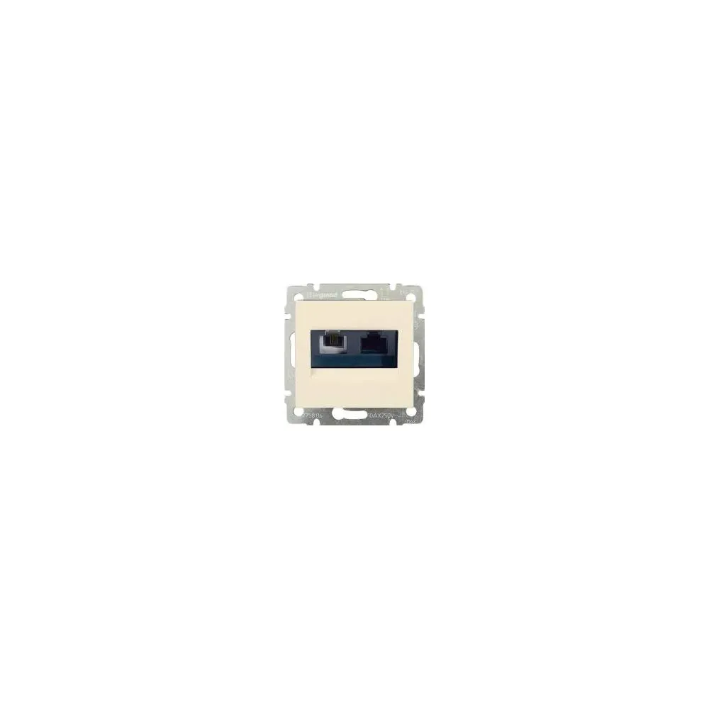 Legrand Valena Classic Розетка RJ11/RJ45 кат.5 UTP Слонова кістка 774180