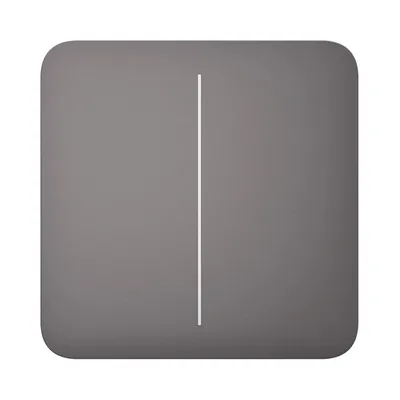 Накладна панель AJAX SoloButton для LightSwitch (2-gang) 46017.143.GR