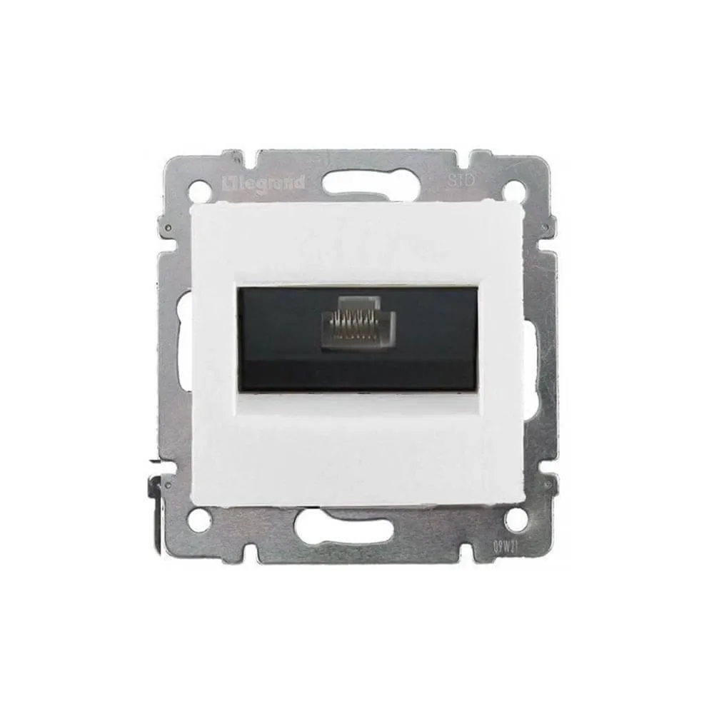 Legrand Valena Classic Розетка телефонна 1хRJ45 ISDN Білий 774441