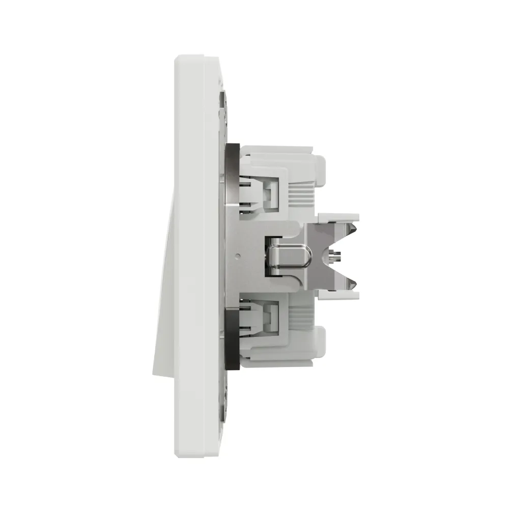 Выключатель Schneider Electric Asfora белый двухклавишный внутренний проходной EPH0600121