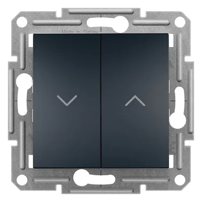 Вимикач для жалюзі Schneider Electric Asfora антрацит EPH1300171