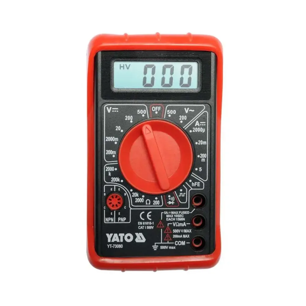 Мультиметр/цифровой измеритель YATO YT-73080