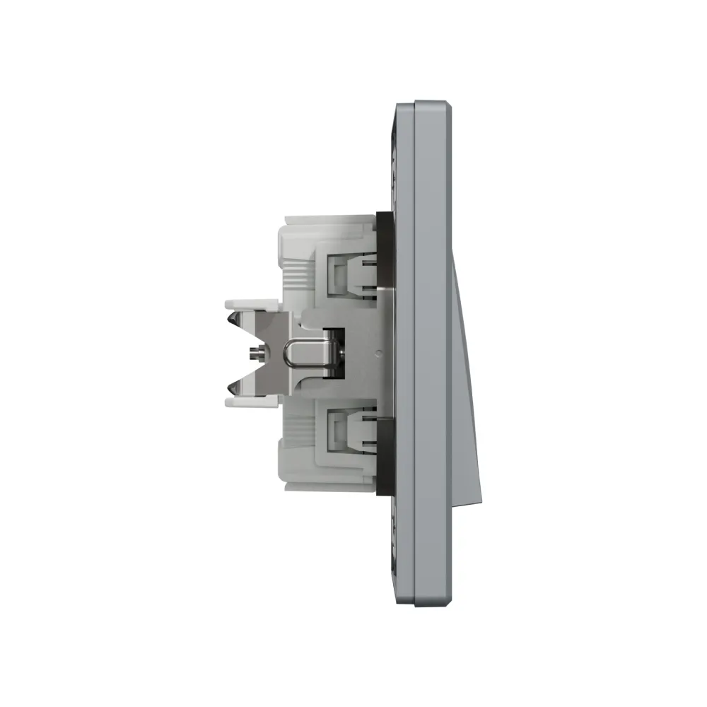 Выключатель Schneider Electric Asfora сталь одноклавишный внутренний EPH0100162