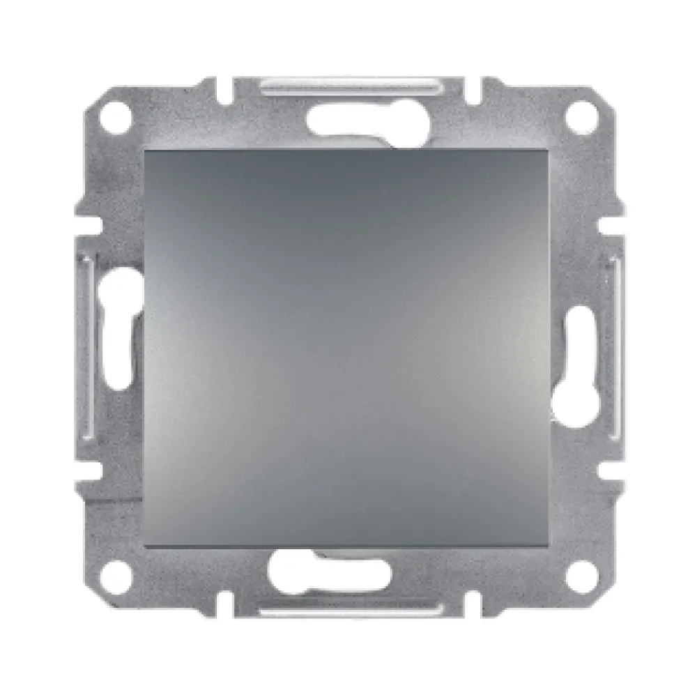 Выключатель Schneider Electric Asfora сталь одноклавишный внутренний EPH0100162