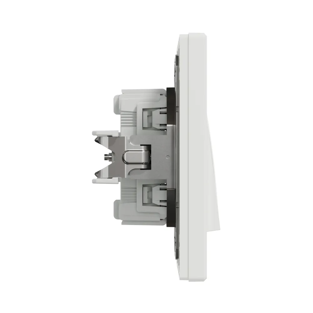 Выключатель Schneider Electric Asfora белый двухклавишный внутренний проходной EPH0600121
