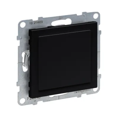 Legrand SUNO Заглушка з адаптером MOSAIC, колір Чорний 721443