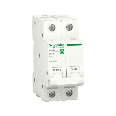 Автоматичний вимикач Schneider Electric Resi 9 С 2p 50A R9F12250