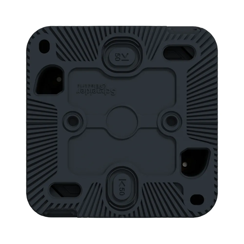 Перемикач накладний Schneider Mureva Styl IP55 чорний MUR35021