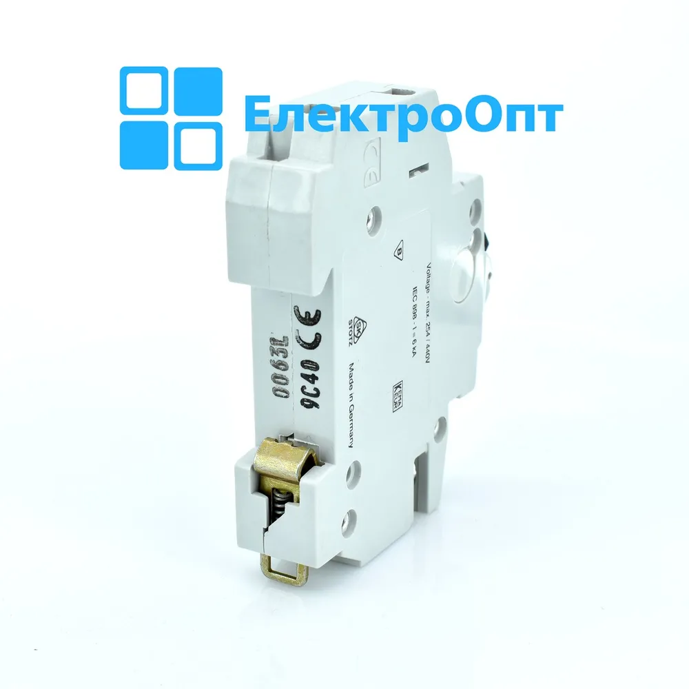 ABB Автоматичний вимикач, 6kA, 1p, 40A S191-C40