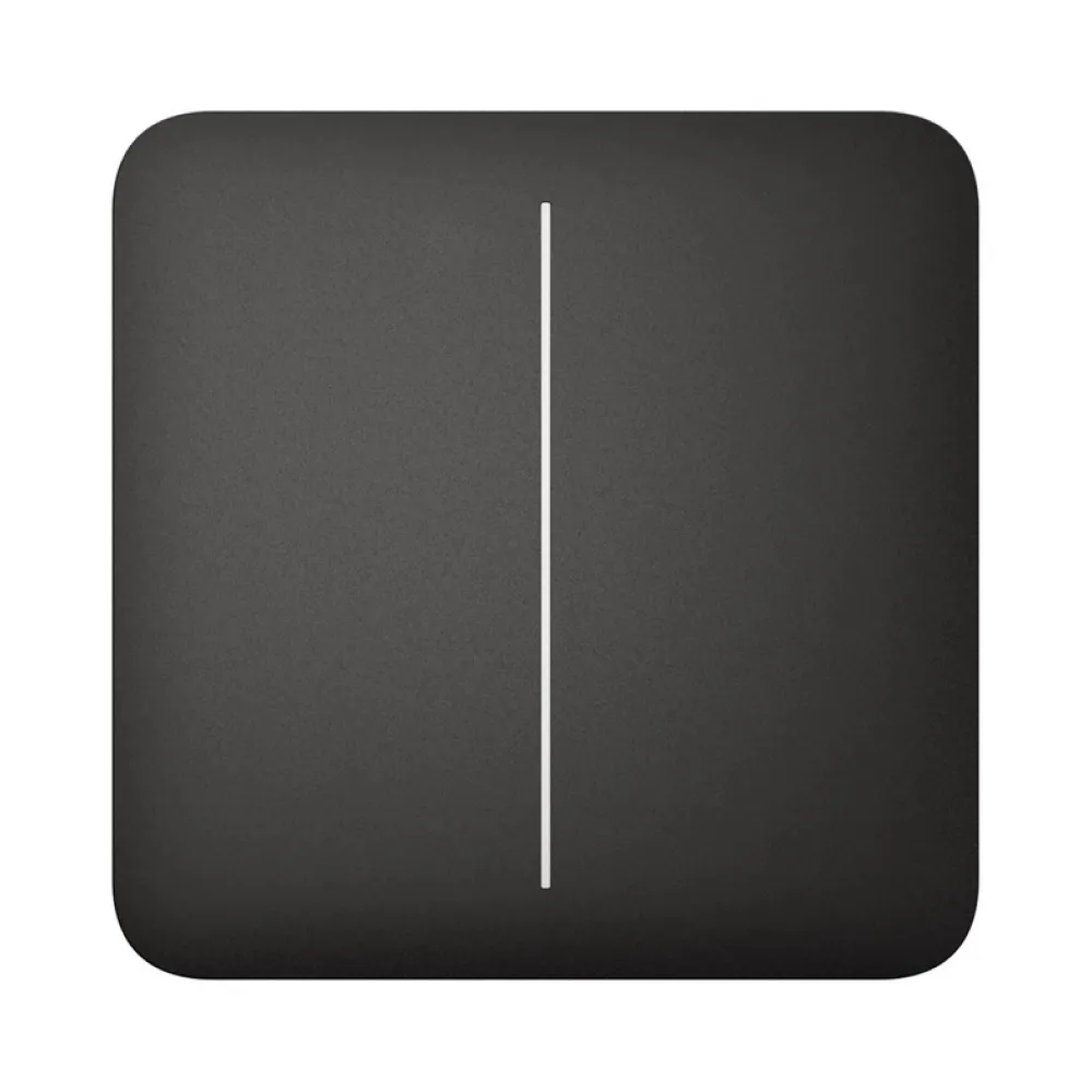 Накладна панель AJAX SoloButton для LightSwitch (2-gang) 45119.144.BL