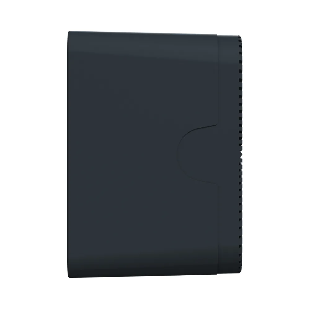 Бокс для зовнішнього монтажу Schneider Electric Mureva Styl подвійний горизонтальний IP55 чорний MUR37914
