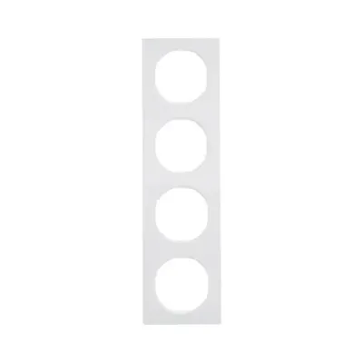 Рамка 4 поста Berker R.3 полярна білизна 10142289