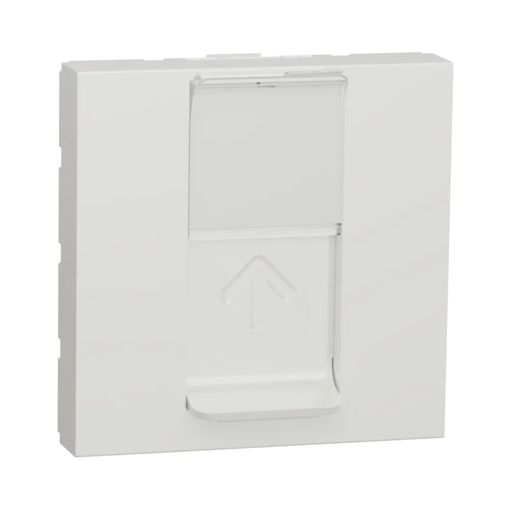 Розетка компьютерная Schneider Electric UNICA NEW RJ-45 5е UTP 2 модуля белая NU341118
