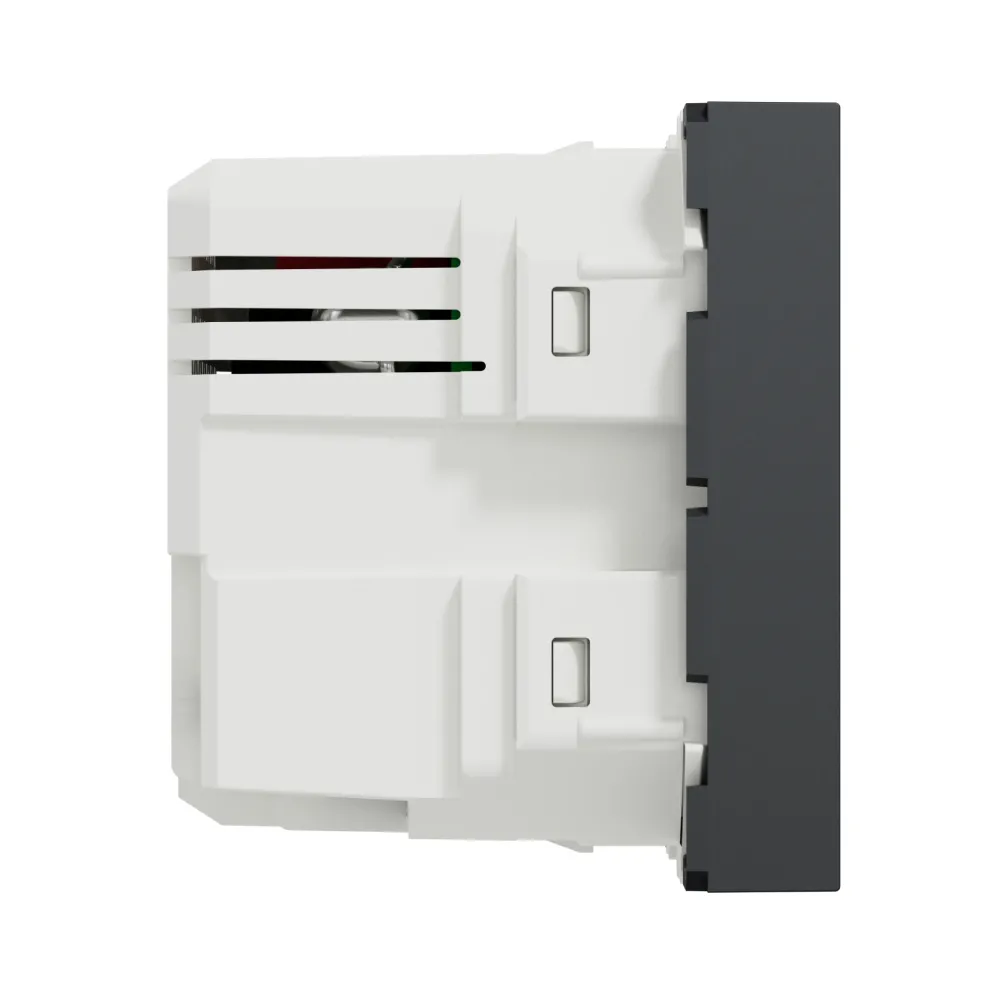 Розетка USB A+C Schneider Electric UNICA NEW 2 модуля антрацит NU301854