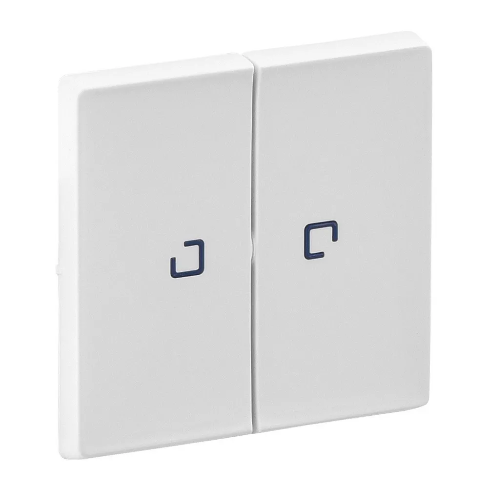 Legrand Valena LIFE Клавіша вимикача 2-кл. з підсвіткою Білий 755220