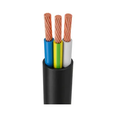 Провід ЗЗКМ ПВС 3х2,5(з) чорний
