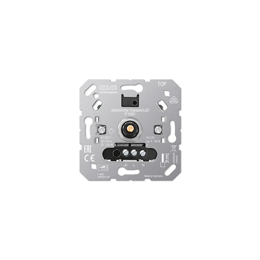 JUNG A.x/LS.x/CD.x/SL.x механізм LED роторний диммер Стандарт 1730DD
