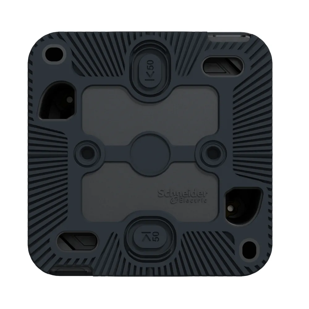 Вимикач 2-клавішний прохідний Schneider Electric Mureva Styl чорний MUR35022
