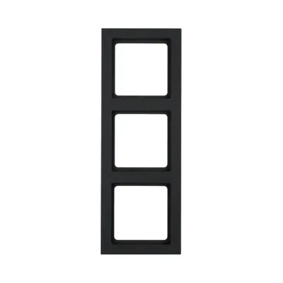Рамка 3 поста Berker Q.3 антрацит 10136096