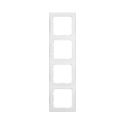 Рамка 4 пости Berker S.1 полярна білизна-matt 10149909