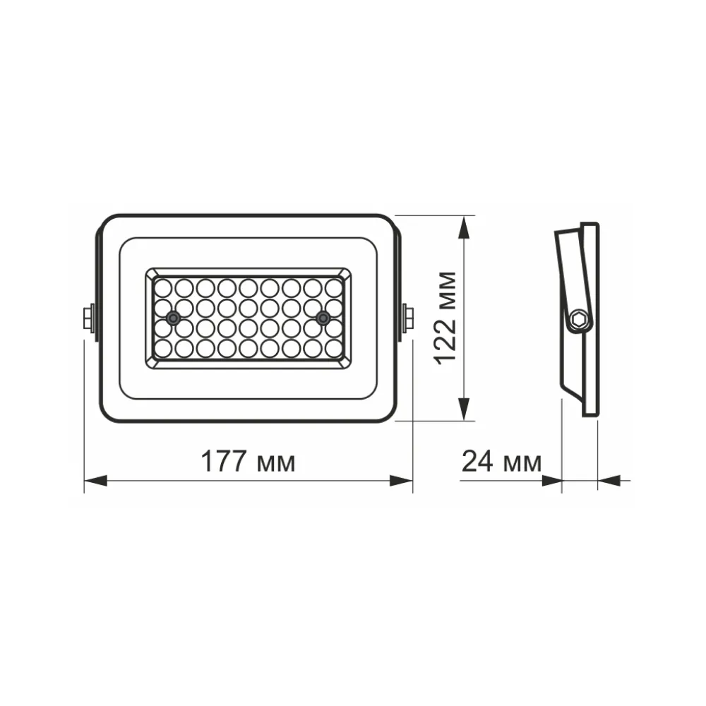 LED прожектор VIDEX F2e 30W 5000K VL-F2e-305W