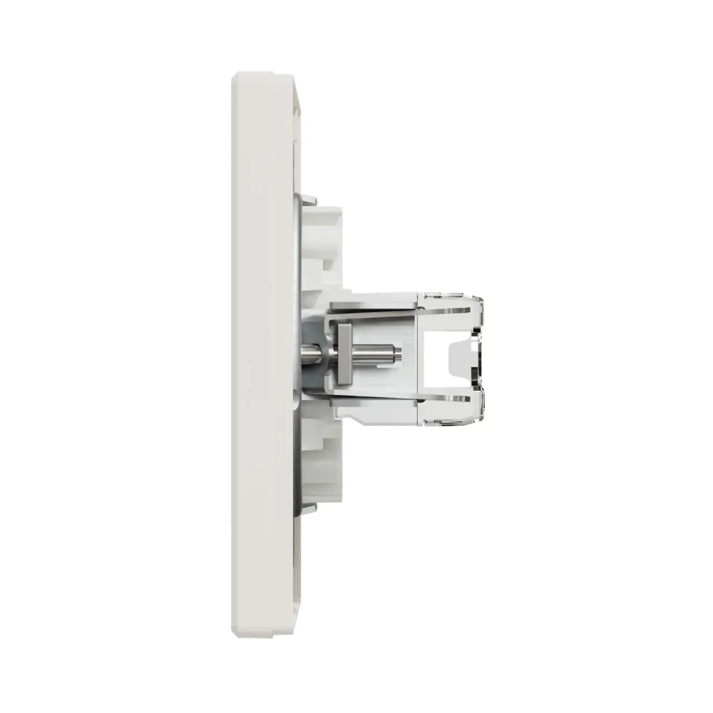 Розетка компьютерная Schneider Electric Asfora кремовая RJ45 UTP 5E внутренняя EPH4300123