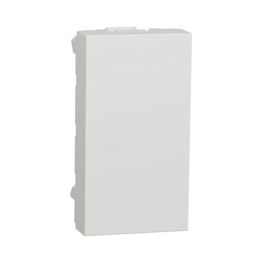 Заглушка Schneider Electric Unica New белая 1-модульная NU986518