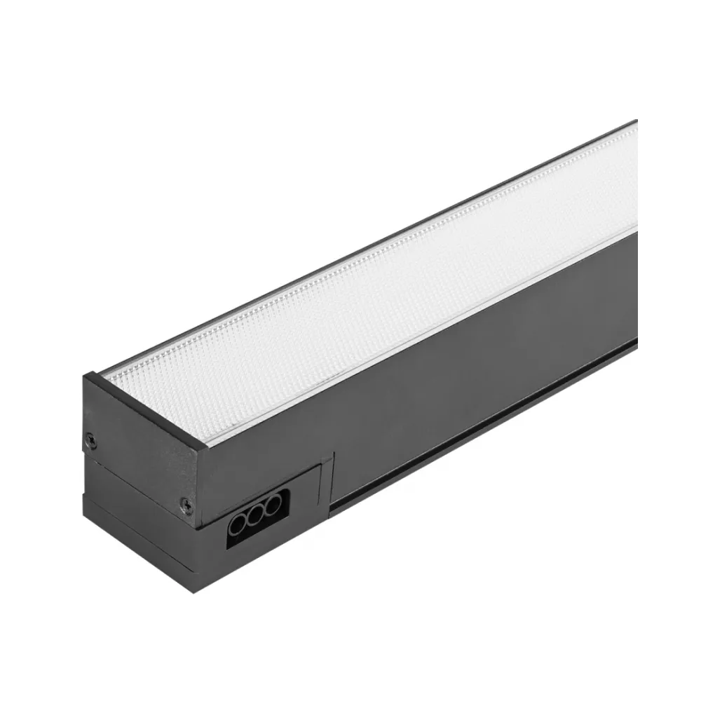 LED світильник лінійний магістральний VIDEX BNL02 50W 1.2М 5000K 220V чорний VL-BNL02-50125B