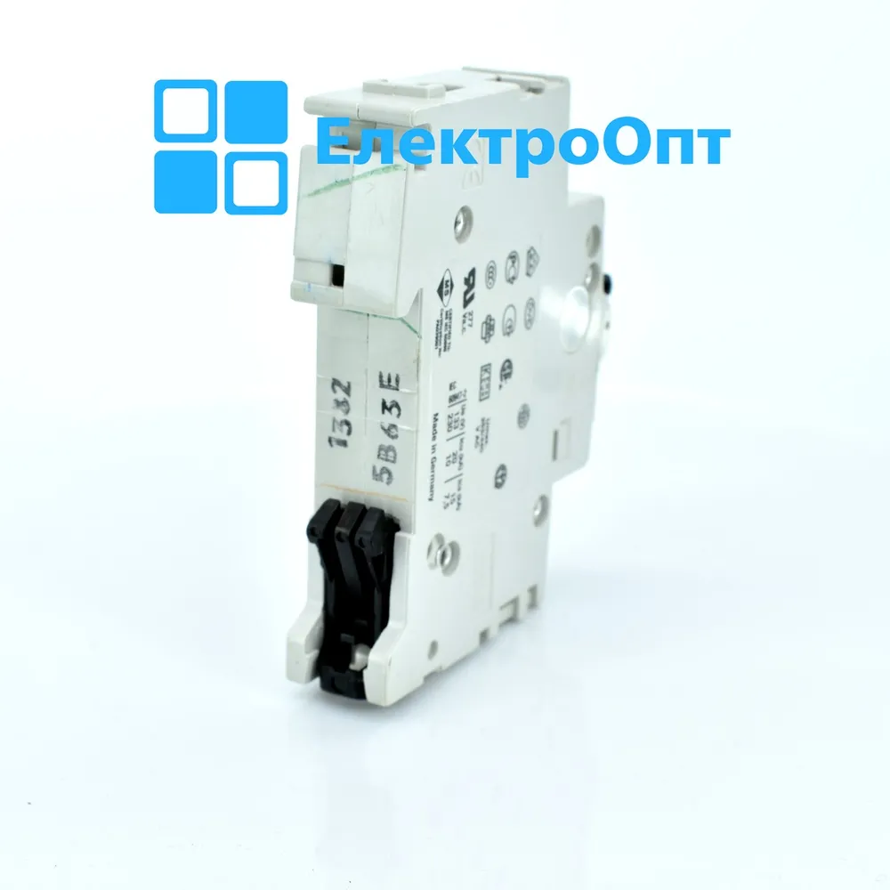 ABB Автоматичний вимикач, 6kA, 1p, S201-B63