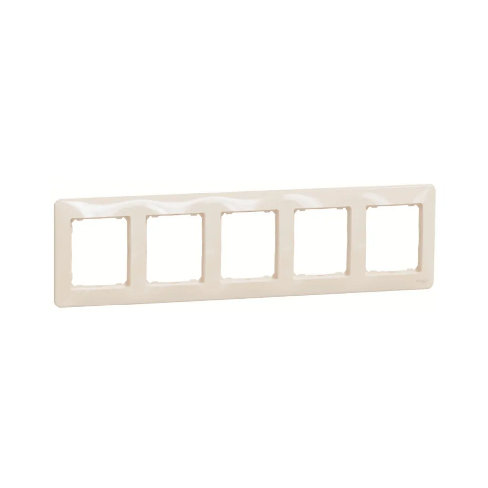 Рамка Schneider Sedna Design 5-ти кратна бежевий SDD312805