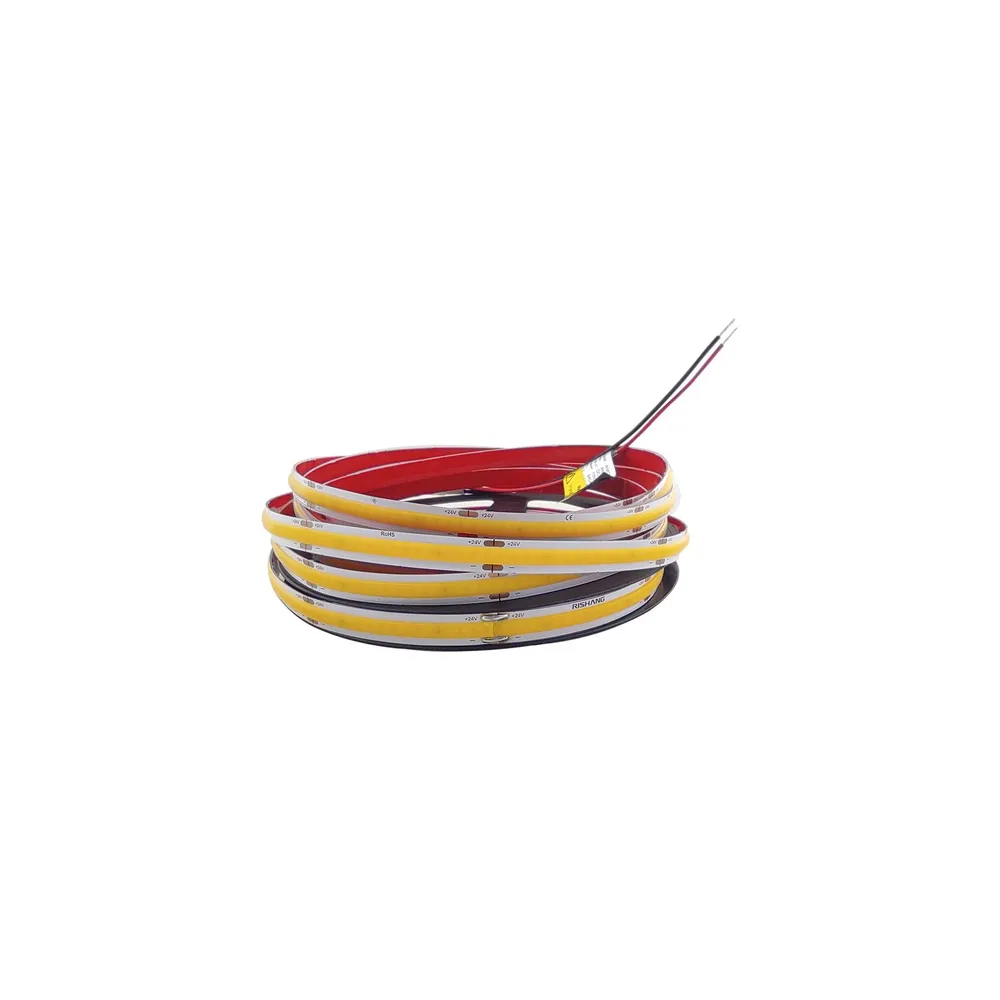 LED стрічка RISHANG 24В 4000К COB-320-IP20-NW-8-24 RM0801EC-J-L-V1 CRI90 21339