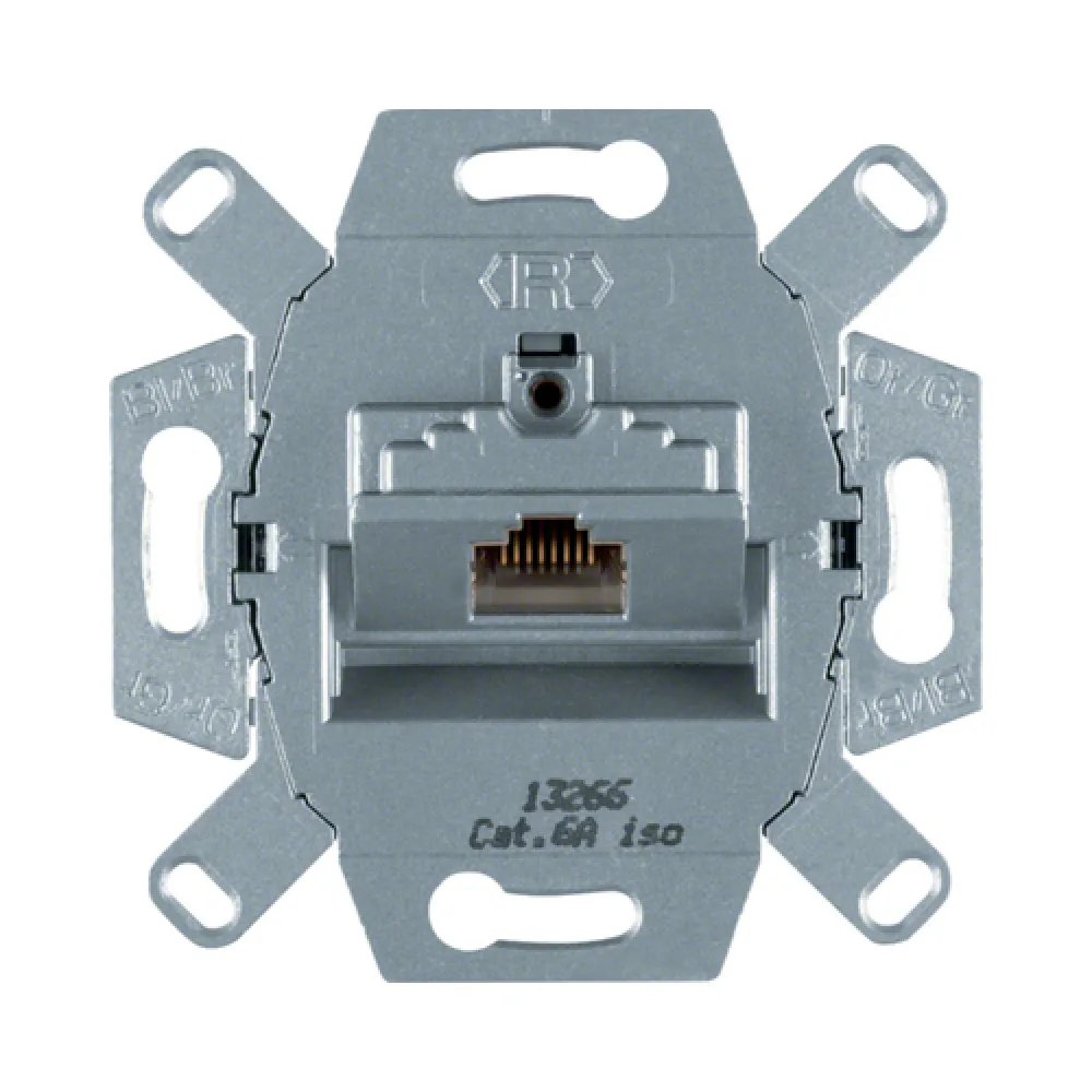 Компьютерная розетка Berker RJ45 экранированная UAE 8-полюсн. Cat.6А 4586