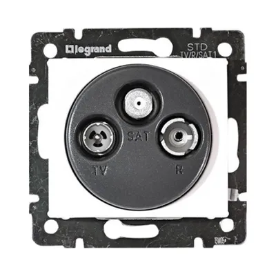 Розетка Legrand Valena Classic TV-FM-SAT зірка 1,5дБ білий 774435